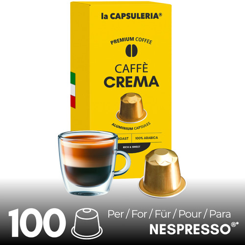Kaffee crema 100 kapseln - crema,